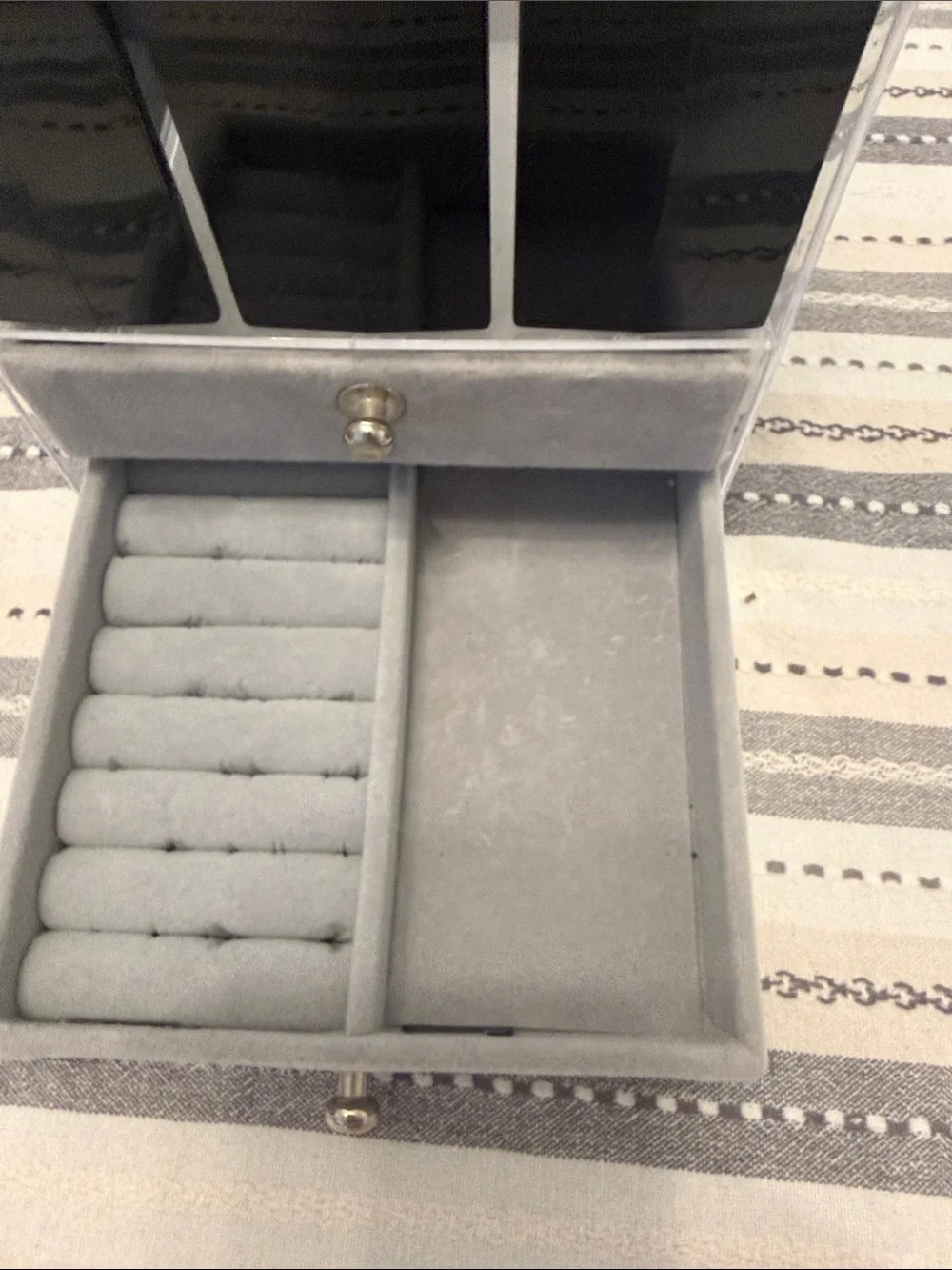 Jewelry Organizer w/ Velvet Drawers